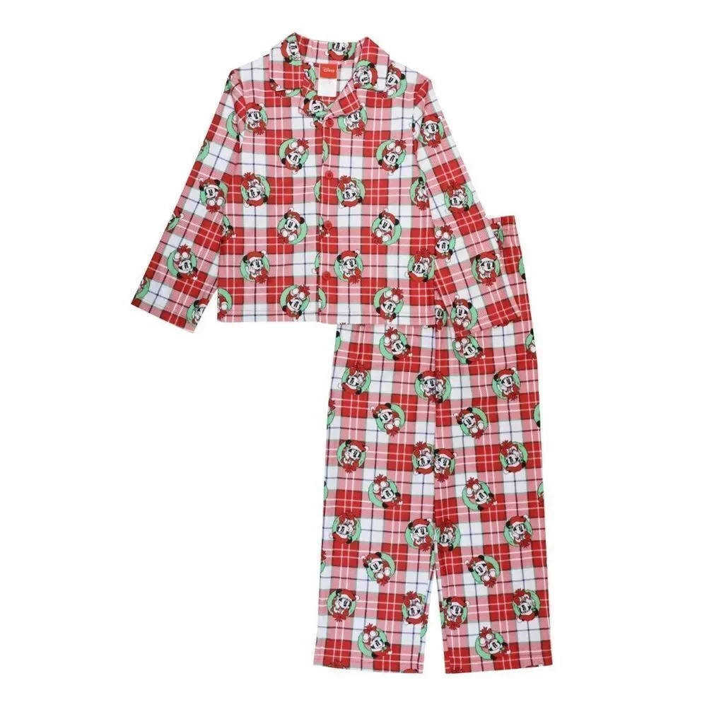 Mickey Mouse Toddler Boys Shirt and Pajama, 2 Piece Set  2T Christmas 🎄